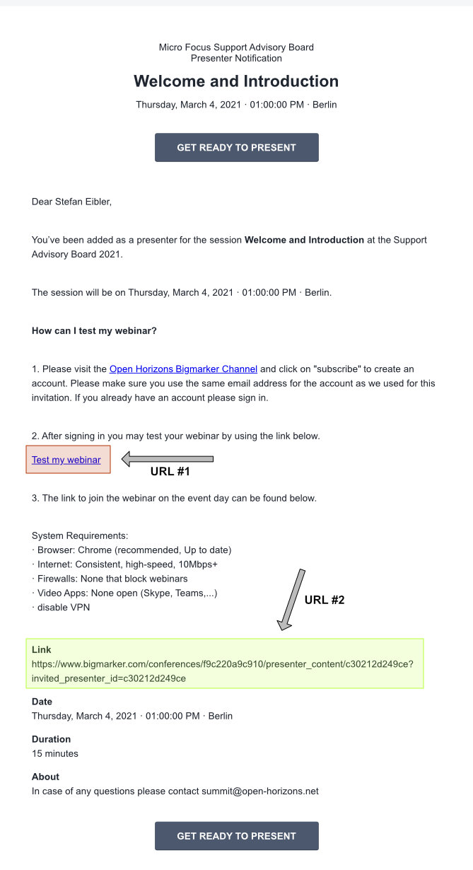 PresenterInvitation